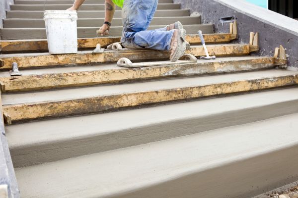Concrete Steps Pouring in Waco