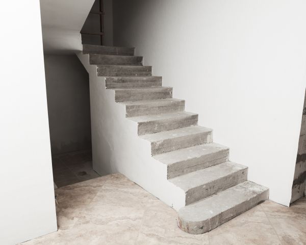 Cement Step Installation in Waco