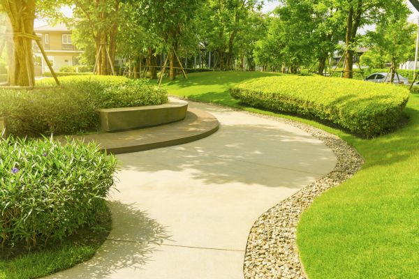 Cement Walkway Installation in Waco