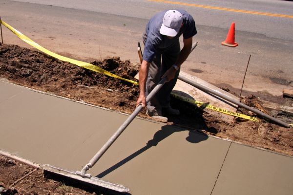 Sidewalk Building in Waco