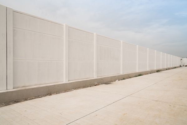 Concrete Fence Construction in Waco