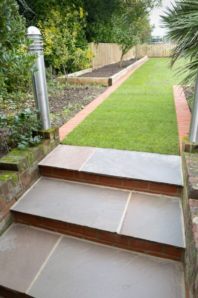 Backyard Steps Installation in Waco