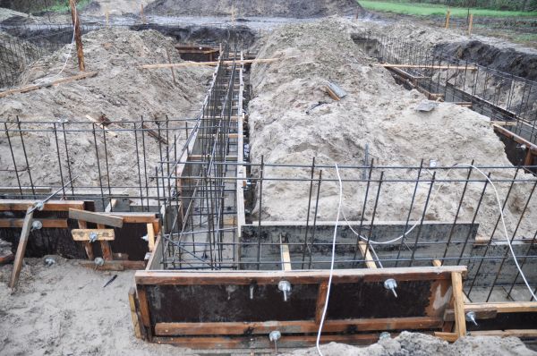 House Footing Construction in Waco