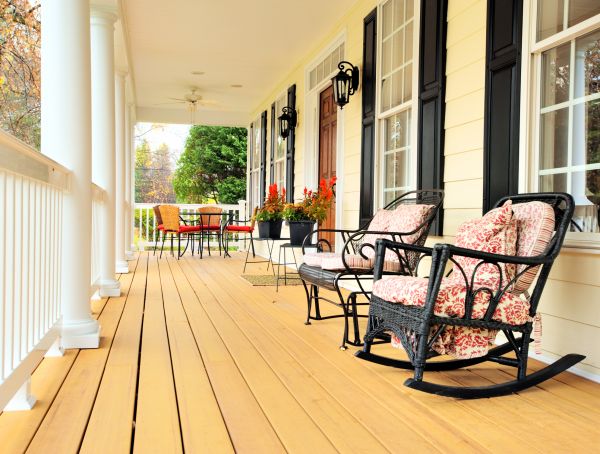 Front Porch Renovation in Waco