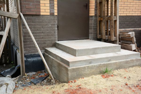 Cement Steps Construction in Waco